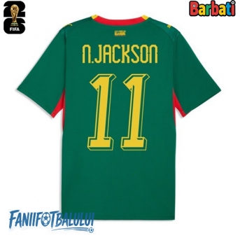 Senegal Nicolas Jackson #11 Tricou Fotbal Replică Mondial 2026 Barbati Deplasare